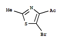 (9ci)-1-(5-溴-2-甲基-4-噻唑)-乙酮结构式_723743-67-7结构式