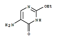 (9ci)-5-氨基-2-乙氧基-4(1H)-嘧啶酮结构式_72410-44-7结构式