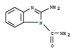 (9ci)-2-氨基-1H-苯并咪唑-1-羧酰胺结构式_72431-61-9结构式