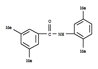 (9ci)-n-(2,5-二甲基苯基)-3,5-二甲基-苯甲酰胺结构式_724429-79-2结构式