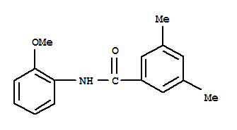 (9ci)-n-(2-甲氧基苯基)-3,5-二甲基-苯甲酰胺结构式_724429-81-6结构式