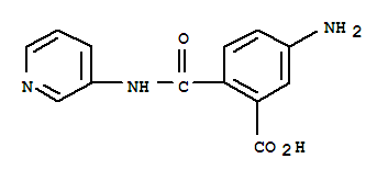 (9ci)-5-氨基-2-[(3-吡啶氨基)羰基]-苯甲酸结构式_724455-76-9结构式