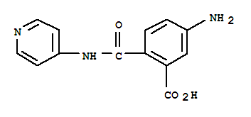 (9ci)-5-氨基-2-[(4-吡啶氨基)羰基]-苯甲酸结构式_724455-77-0结构式