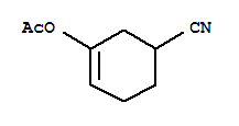 (9ci)-3-(乙酰基氧基)-3-环己烯-1-甲腈结构式_724459-72-7结构式