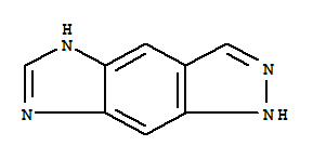 (9ci)-1,5-二氢-咪唑并[4,5-f]吲唑结构式_724766-80-7结构式