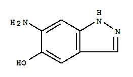 (9ci)-6-氨基-1H-吲唑-5-醇结构式_724767-14-0结构式