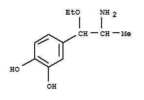 (9ci)-4-(2-氨基-1-乙氧基丙基)-1,2-苯二醇结构式_725200-35-1结构式