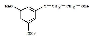 (9ci)-3-甲氧基-5-(2-甲氧基乙氧基)-苯胺结构式_725237-15-0结构式