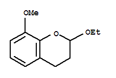 (9ci)-2-乙氧基-3,4-二氢-8-甲氧基-2H-1-苯并吡喃结构式_725258-32-2结构式