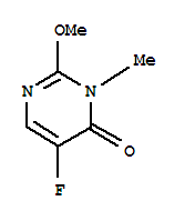 (9ci)-5-氟-2-甲氧基-3-甲基-4(3H)-嘧啶酮结构式_726207-85-8结构式