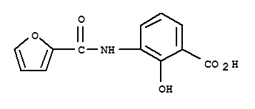 (9ci)-3-[(2-呋喃羰基)氨基]-2-羟基-苯甲酸结构式_727658-48-2结构式