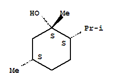 (1s,2s,5s)-(9ci)-1,5-二甲基-2-(1-甲基乙基)-环己醇结构式_727731-05-7结构式