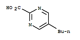 5-丁基-2-嘧啶羧酸结构式_72790-09-1结构式