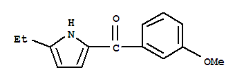(9ci)-(5-乙基-1H-吡咯-2-基)(3-甲氧基苯基)-甲酮结构式_728010-85-3结构式