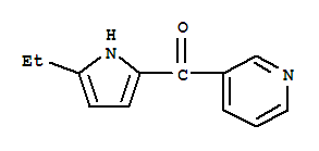 (9ci)-(5-乙基-1H-吡咯-2-基)-3-吡啶-甲酮结构式_728010-91-1结构式