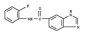 (9ci)-n-(2-氟苯基)-1H-苯并咪唑-5-羧酰胺结构式_728028-79-3结构式