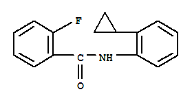 (9ci)-n-(2-环丙基苯基)-2-氟-苯甲酰胺结构式_728030-86-2结构式