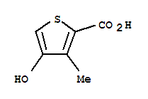 (9ci)-4-羟基-3-甲基-2-噻吩羧酸结构式_728032-42-6结构式