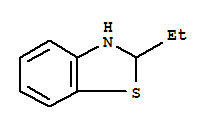 (9ci)-2-乙基-2,3-二氢-苯并噻唑结构式_72889-30-6结构式
