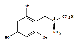 (9ci)-2-乙基-6-甲基-L-酪氨酸结构式_729553-59-7结构式