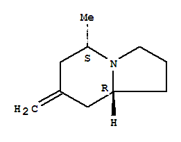 (5s,8ar)-(9ci)-八氢-5-甲基-7-亚甲基-吲哚嗪结构式_729612-51-5结构式