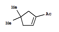(9ci)-1-(4,4-二甲基-1-环戊烯-1-基)-乙酮结构式_73011-50-4结构式