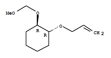 (1r,2r)-rel-(9ci)-1-(甲氧基甲氧基)-2-(2-丙烯基氧基)-环己烷结构式_730961-73-6结构式