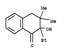 (9ci)-2-乙基-3,4-二氢-2-羟基-3,3-二甲基-1(2H)-萘酮结构式_730962-98-8结构式