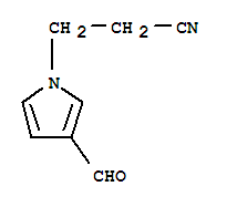 (9ci)-3-甲酰基-1H-吡咯-1-丙腈结构式_731002-12-3结构式