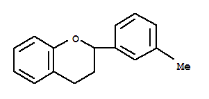 (9ci)-3,4-二氢-2-(3-甲基苯基)-2H-1-苯并吡喃结构式_73110-87-9结构式