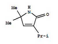 (9ci)-1,5-二氢-5,5-二甲基-3-(1-甲基乙基)-2H-吡咯-2-酮结构式_73119-63-8结构式