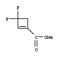 (9ci)-3,3-二氟-1-环丁烯-1-羧酸甲酯结构式_73131-48-3结构式
