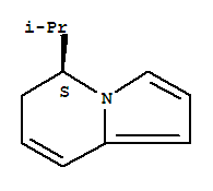 (5s)-(9ci)-5,6-二氢-5-(1-甲基乙基)-吲哚嗪结构式_731854-03-8结构式