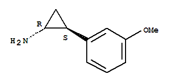 (1r,2s)-(9ci)-2-(3-甲氧基苯基)-环丙胺结构式_732211-88-0结构式