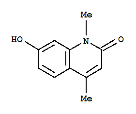 (9ci)-7-羟基-1,4-二甲基-2(1H)-喹啉酮结构式_73290-60-5结构式
