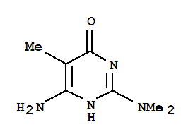 (9ci)-6-氨基-2-(二甲基氨基)-5-甲基-4(1H)-嘧啶酮结构式_732939-97-8结构式