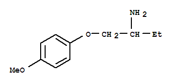 (9ci)-1-(4-甲氧基苯氧基)-2-丁胺结构式_732967-72-5结构式