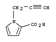 (9ci)-1-(2-丙炔)-1H-吡咯-2-羧酸结构式_733019-13-1结构式