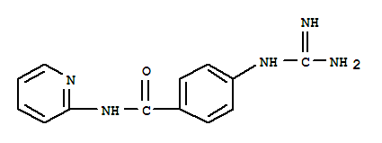 (9ci)-4-[(氨基亚氨基甲基)氨基]-n-2-吡啶-苯甲酰胺结构式_733045-66-4结构式