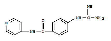 (9ci)-4-[(氨基亚氨基甲基)氨基]-n-4-吡啶-苯甲酰胺结构式_733045-68-6结构式