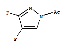 (9ci)-1-乙酰基-3,4-二氟-1H-吡唑结构式_73305-85-8结构式