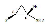 (1r,2s)-rel-(9ci)-2-氟-1-苯基-环丙胺结构式_733738-37-9结构式