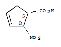 (1s,2r)-(9ci)-2-硝基-3-环戊烯-1-羧酸结构式_733748-93-1结构式