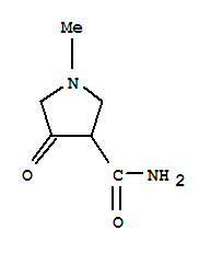 (4ci)-1-甲基-4-氧代-3-吡咯烷羧酰胺结构式_733804-80-3结构式