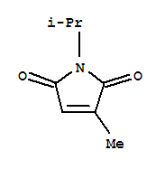 (9ci)-3-甲基-1-(1-甲基乙基)-1H-吡咯-2,5-二酮结构式_73383-86-5结构式