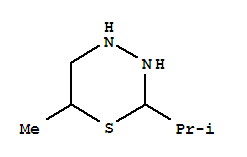 (9ci)-四氢-6-甲基-2-(1-甲基乙基)-2H-1,3,4-噻二嗪结构式_73419-16-6结构式 (9ci)-四氢-6-甲基-2-(1-甲基乙基)-2H-1,3,4-噻二嗪结构式_73419-16-6结构式