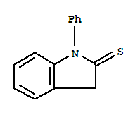  1,3-二氢-1-苯基-2H-吲哚-2-硫酮结构式_73425-20-4结构式