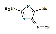 (9ci)-2-氨基-5-甲基-4H-咪唑-4-酮肟结构式_735209-42-4结构式