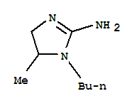 (9ci)-1-丁基-4,5-二氢-5-甲基-1H-咪唑-2-胺结构式_735210-75-0结构式