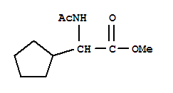 (9ci)--alpha--(乙酰基氨基)-环戊烷乙酸甲酯结构式_735288-61-6结构式